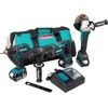 MAKITA COMBO SET 18V DLX3078TX1 (DDF482 + DGA504 + DHR241) 3x5.0 KREPŠELIS