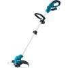 Makita UR100DWAE Akumuliatorinė žoliapjovė/trimeris, 10,8V, 2x2,0Ah Li-ion CLX, 230mm, 2,3kg