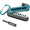 Makita Impact Juodas 10vnt. Torsion sukimo antgalių komplektas E-12005 (PH1,PH2,PH3,PZ1,PZ2,PZ3,T15,T20x,T30, magnetinis laikiklis 50mm)