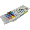 Malinos Malinos Airbrush Pens Magic Teddy 5 spalvos + trafaretas 5+