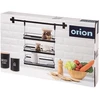 Malys Group Orion Metalinė Kabyklinė Virtuvės Lentyna RADKA 32x11x46 cm Juoda