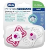 MAM BABY CHICCO-71087110 čiulptukas PH LIGHT 6-16 2 vnt. rožinis (CHI000711)