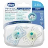 MAM BABY CHICCO-71088410 Čiulptukas PH LIGHT 2-6 2SZT GLOW (CHI000716)