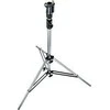 Stovas - Manfrotto Statyvas 008 Chromuotas Plienas Reguliuojamo Aukščio