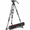 Stovas - Manfrotto Rinkinys Twin Carbon 608 Head Lengvas Patvarus Juodas