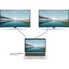 Manhattan 190398 knyginių kompiuterių dokas / jungčių replikatorius Vielinis USB 3.2 Gen 1 (3.1 Gen 1) Type-C Pilka