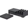 Manhattan Įkroviklis jungiama į tinklą 5x USB i Qi 55W, 1x USB-C, 3x USB-A, Qi