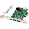 Manhattan „InLine®“ sąsajos plokštė, 2x USB-A, 1x USB-C 3.2 Gen.1, PCIe, PD3.0, su 6 kontaktų jungtimi