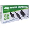 USB kabelis Manhattan USB-A - USB-A 25 m, juodas
