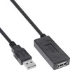 USB kabelis Manhattan USB-A - USB-A 7,5 m juodas