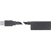 USB kabelis Manhattan USB-A - USB-A 10 m, juodas