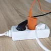 Įkroviklis Manhattan InLine® GaN USB-C 2x USB-C 30W Oranžinė (31590O)