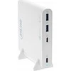Įkroviklis Manhattan InLine® USB maitinimo šaltinis, GaN kroviklis, 4-Port, 2x USB-C + 2x USB-A, 120W, balta