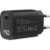 Manhattan „InLine®“ USB PD maitinimo šaltinis, GaN įkroviklis, 1 prievadas, USB-C, 45 W, su ekranu