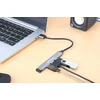 Manhattan Manhattan 168427 šakotuvai ir koncentratoriai USB 3.2 Gen 1 (3.1 Gen 1) Type-A 5000 Mbit/s pilka