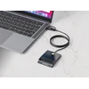 Manhattan Skaitytuvas kart chipowych su USB-C / USB-A wtyczką combo (102759)
