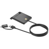 Manhattan Skaitytuvas kart chipowych su USB-C / USB-A wtyczką combo (102759)