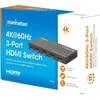 Šakotuvas „Manhattan Switch“ 3x HDMI 2.0 4K60Hz 3 prievadų HDMI jungiklis, automatinis