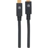 Manhattan USB-C – USB-C USB laidas 1 m juodas (355681)