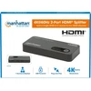 Manhetenas MANHATTAN 4K@60Hz 2 prievadų HDMI skirstytuvas su sumažinimu 18G