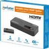 Manhetenas MANHATTAN 4K@60Hz 2 prievadų HDMI skirstytuvas su sumažinimu 18G