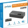 Manhetenas MANHATTAN 4K@60Hz 2 prievadų HDMI skirstytuvas su sumažinimu 18G