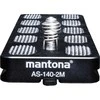 Mantona Mantona AS-140-2M greito atjungimo plokštės trikojis
