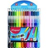 Flomasterių ir pieštukų rinkinys MAPED ColorPeps Jungle, 12 spalvų+15 spalvų