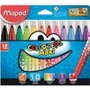 Maped Jumbo spalvų atlenkiami dėžutės žymekliai 12 vnt.