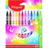 Maped Mini Cute rinkinys: 12 spalvų markeriai vaikams