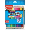 Spalvoti dvipusiai pieštukai Maped Color'Peps Duo, 18 vnt.