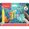 Vaškinė kreidelė Maped Jungle Fever Jumbo 12vnt.