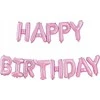 Marbo Sport PartyDeco Balon fol.HappyBirthday 340x35cm róż 52758