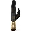 Marc Dorcel MARC DUCEL _ Baby Rabbit Juodas &amp; amp; Gold 2.0 Triukšmo vibratorius su dviguba stimuliacija