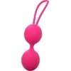 MARC DORCEL_Dual Balls Magneta Rožinė silikoniniai geišų kamuoliukai