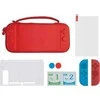 MARIGames rinkinys 6in1 atvejis EtuI stiklas Nintendo perjungiklis / Ds- 106 Raudonasis dėklas