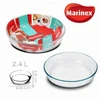 Liels apaļš stikla cepamtrauks 2 4 l 5 5 x 26 5 x 26 5 cm MARINEX ()