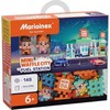 MARIOINEX Mini Waffle City statybiniai kaladėlės degalinė, 148 detalės