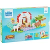 Marioinex *****Klocki waffle Farmer domek 100el 07580