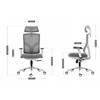 Biuro kėdė „Mark Adler Manager 3.3 Baltas“, ergonominė kėdė, balta