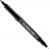 Pro Marker duo lakier.permanentny ostra końc.1,0.5mm juoda lyra