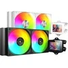 Mars Gaming MLVISION240W skysčio aušinimo sistema su 360º LCD / TDP iki 500W