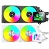 Mars Gaming MLVISION240W skysčio aušinimo sistema su 360º LCD / TDP iki 500W