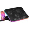 Mars Gaming MNBC6 RGB / USB HUB Nešiojamas kompiuteris Cooling Gaming Stand