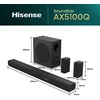 Maršrutizatorius Hisense AX5100Q 5.1 HDMI eARC, BT, AI EQ, Dolby Atmos, DTS:X