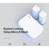 Maršrutizatorius Linksys Maršrutizatorius Linksys Dwupasmowy System Mesh Velop Micro Wi-Fi 6 3 Gb/s 3 vnt nowy