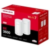 Maršrutizatorius Mercusys MERCUSYS Halo E27BE(2-pack) WiFi7 Mesh (BE3600,2,4GHz/5GHz,1x2,5GbELAN/WAN,2xGbELAN/WAN)