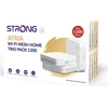 Strong Maršrutizatorius Stiprus Stiprus WI-FI MESH HOME TRIO PACK 1200 Dviejų juostų (2,4 GHz/5 GHz) Wi-Fi 5 (802.11ac) Baltas 3 Wewnętrzne