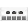 Maršrutizatorius TP-Link „Omada AX1800“ sieninis dviejų dažnių „Wi-Fi“ 6 GPON prieigos taškas. PRIVAŽIAVIMAS: 1 × SC/UPC GPON + 2 × 1G RJ45 prievadai (vienas palaiko „Poe Out“) + 1 × RJ11 prievadas. GREITIS: 574 Mbps esant 2,4 GHz + 1201 Mbps esant 5 GHz dažniui. FUNKCIJOS: Kintamosios srovės maitinimas, „Poe Out“, 4 × vidinės antenos, MU-MIMO, palaikoma 80 MHz dažnis, sklandus tarptinklinis ryšys, dažnių juostos valdymas, spindulių formavimas, apkrova.