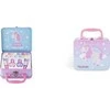 Aquarius MARTINELIA Little Unicorn kosmetikos rinkinys Medium Tin Case, 11 akių šešėlių, 2 nagų lakai, 2 lūpų blizgiai